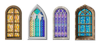 Stained Glass Mosaic Church Temple