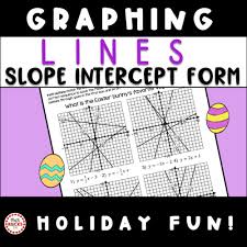 Linear Relations Graphing Lines Easter