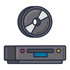 Dvd Player Flaticons Lineal Color Icon