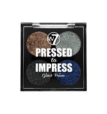 W7 Pressed To Impress Glitter Palette