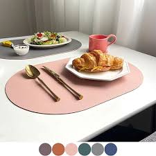 Placemats Placemat Pu Leather Table