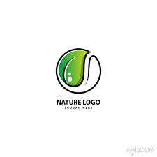 Abstract Green Leaf Logo Icon Vector