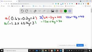 Solve The System Of Linear Equations