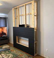 Feature Wall For Mounting Fireplace And Tv