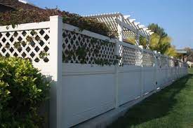 Residential Semi Privacy Vinyl Fence W