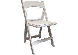White Folding Garden Chair Jump Party