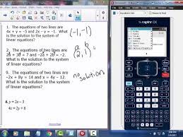 Solving Systems Of Equations Using