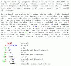 Ous Maths Square Roots Without A