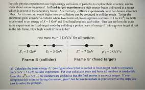 particle physics experiments use high