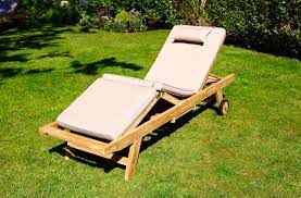 Luxury Wooden Sun Loungers