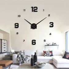 Buy 3d Big Acrylic Mirror Wall Clock At
