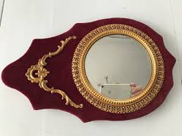 Miniature Convex Wall Mirror 1950s For