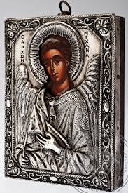 Archangel Michael Handmade Metal Icon