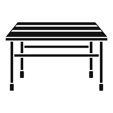 Garden Table Vector Icon