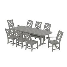 Polywood Chinoiserie 9 Piece Dining