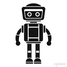 Artificial Robot Icon Simple