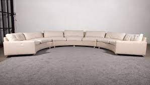 Large Milo Baughman Curved Sectional