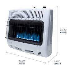Mr Heater 30 000 Btu Vent Free Blue Flame Propane Heater White