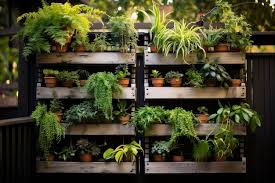 Hanging Plants On Recycled Pallets Ai