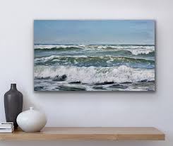 Realistic Seascape Oil Painting