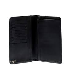 Icon Leather Cc Bifold Wallet Chanel