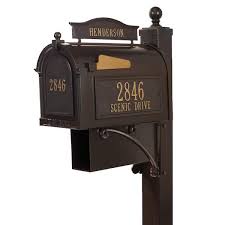 French Bronze Streetside Mailbox 16312