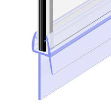 Glass Shower Door Rubber Seal Strip Gap