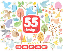 55 Birds Clipart Bundle Bird Png