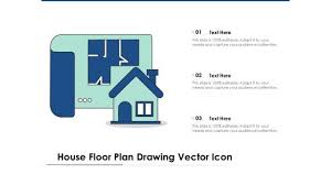 House Floor Plan Drawing Vector Icon