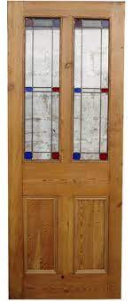 Glazed Stained Glass Door