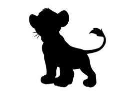 Lion King Silhouette Vinyl Decal