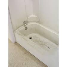 16 In W X 40 In L Bathtub Floor Repair Inlay Kit White
