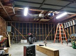 dry wall on ceiling of garage adding