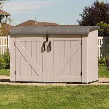 Low Plastic Shed