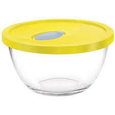 Buy Treo Glass Mixing Bowl With Yellow