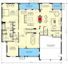 House Plan With 2 Sided Fireplace