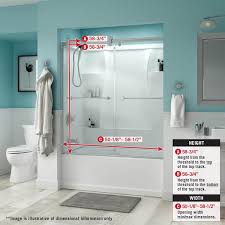 Frameless Sliding Shower Tub Hardware