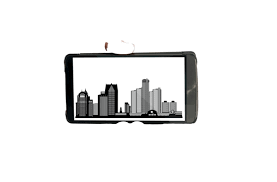 Detroit Skyline Png Vector Psd And