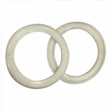 Round White Plastic Curtain Rings