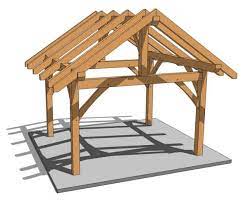 14 14 post and beam plan timber frame hq