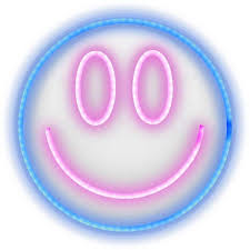 Xtreme Lit Smiley Face Led Neon Sign Hanging Wall Art Blue