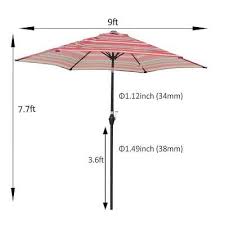 Unbranded Market Umbrella 9 Waterproof