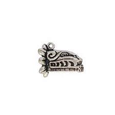 Mayan Icon Charm Sterling Silver