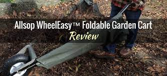 Allsop Wheeleasy Foldable Garden Cart