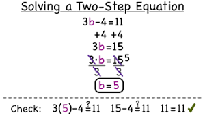 How Do You Solve A Two Step Equation