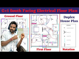 Electrical Floor Plan G 1 Duplex House