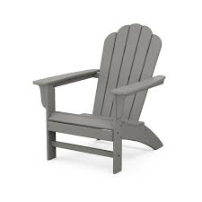 Polywood Country Living Adirondack Chair Slate Grey