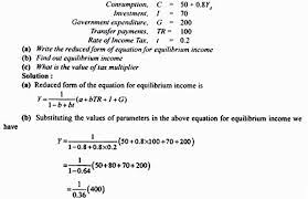 Determination Of National Income Of A