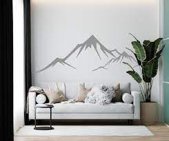 Mountains Wall Decal Mountain Wall