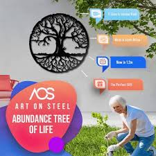 Abun Tree Of Life Metal Wall Art